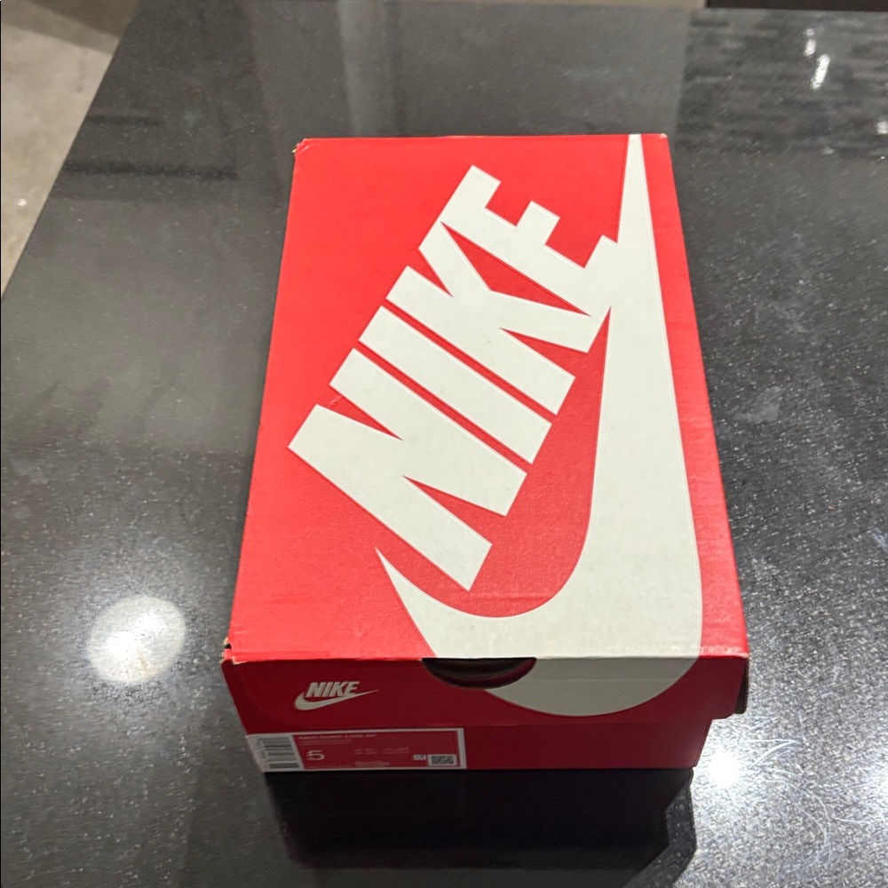Nike Red and White Shoe Box
